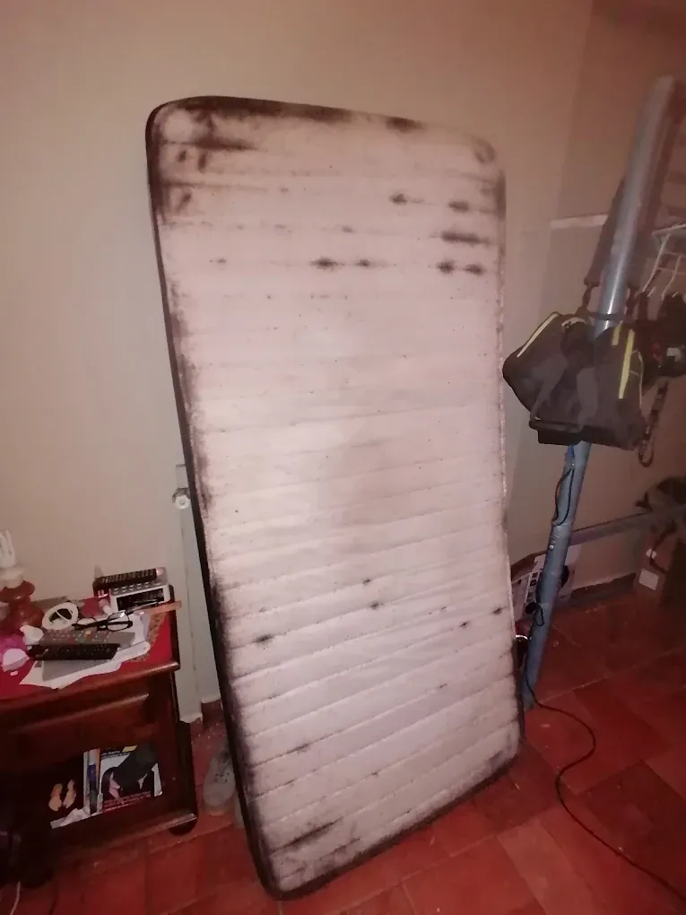 Matelas fortement infesté - nécessite traitement thermique complet